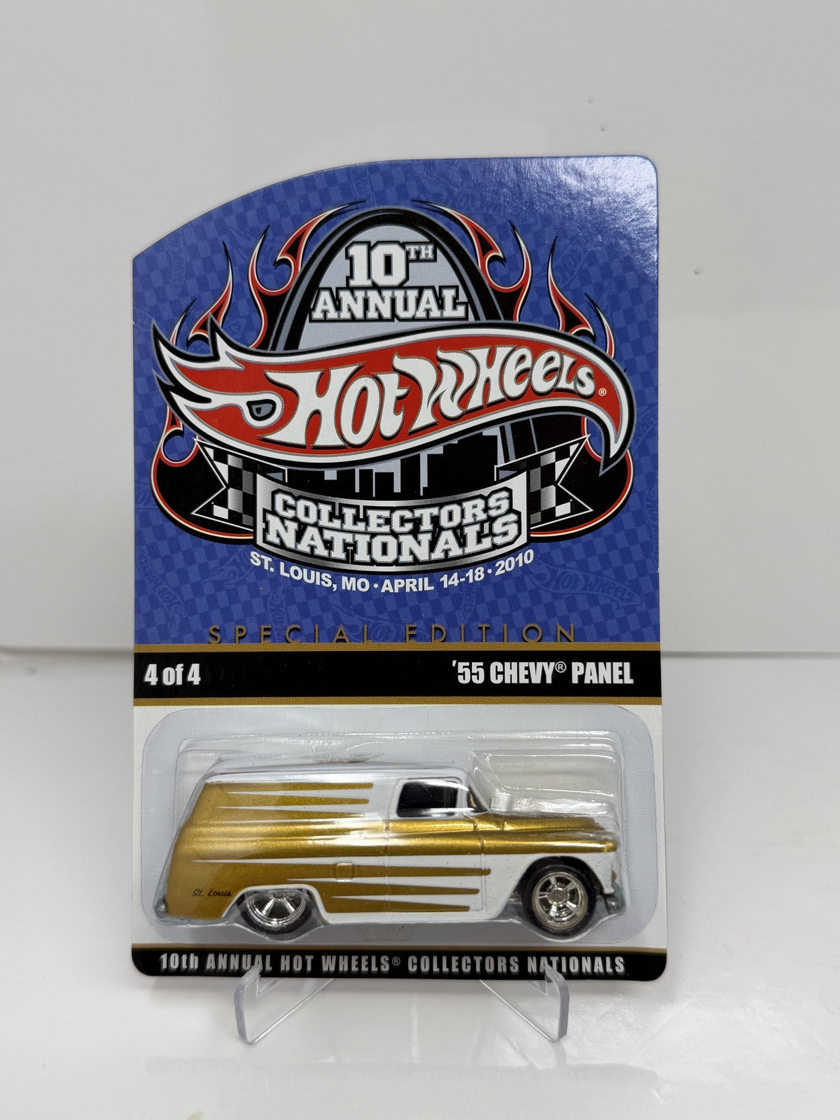 Hot Wheels 2010 10th Collectors Nationals 1955 Chevy Panel 1:64 Diecast 547/1200