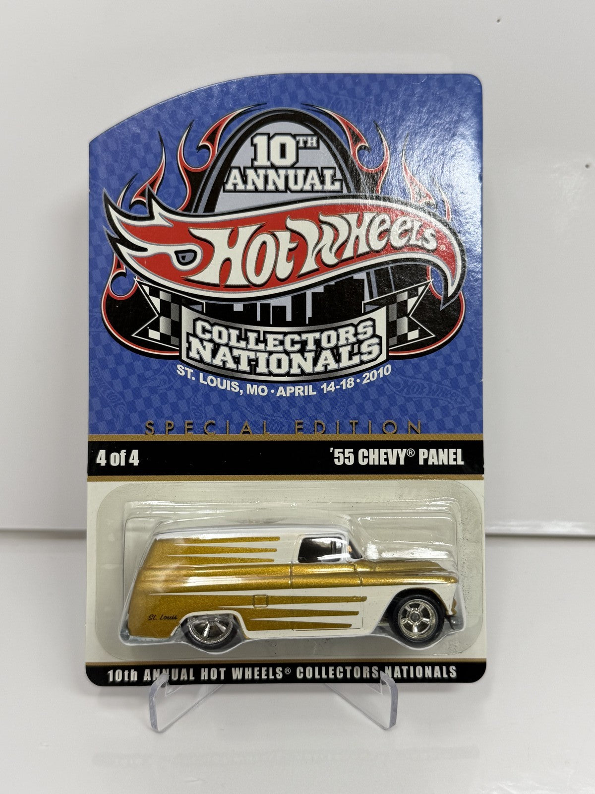 Hot Wheels 2010 10th Collectors Nationals 1955 Chevy Panel 1:64 Diecast 972/1200