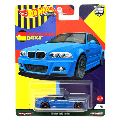Hot Wheels Premium Deutschland Design BMW M3 E46 1:64 Diecast