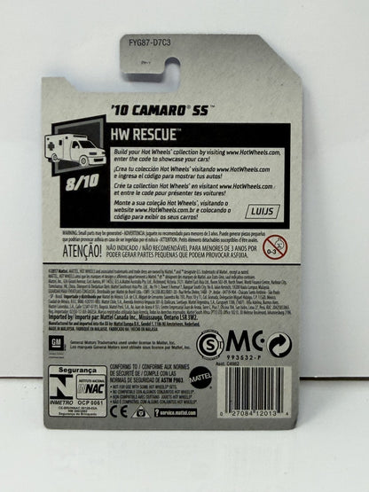 Hot Wheels HW Rescue 2010 Chevrolet Camaro SS 1:64 Diecast Light Blue