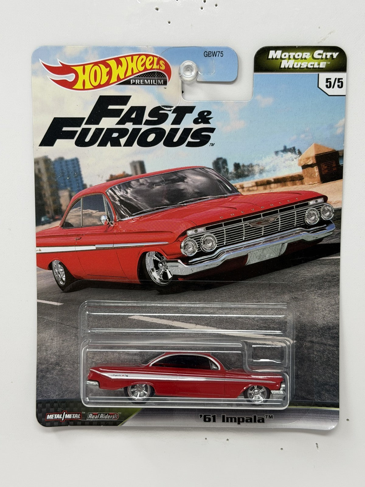 Hot Wheels Premium Fast & Furious 1961 Chevrolet Impala 1:64 Diecast
