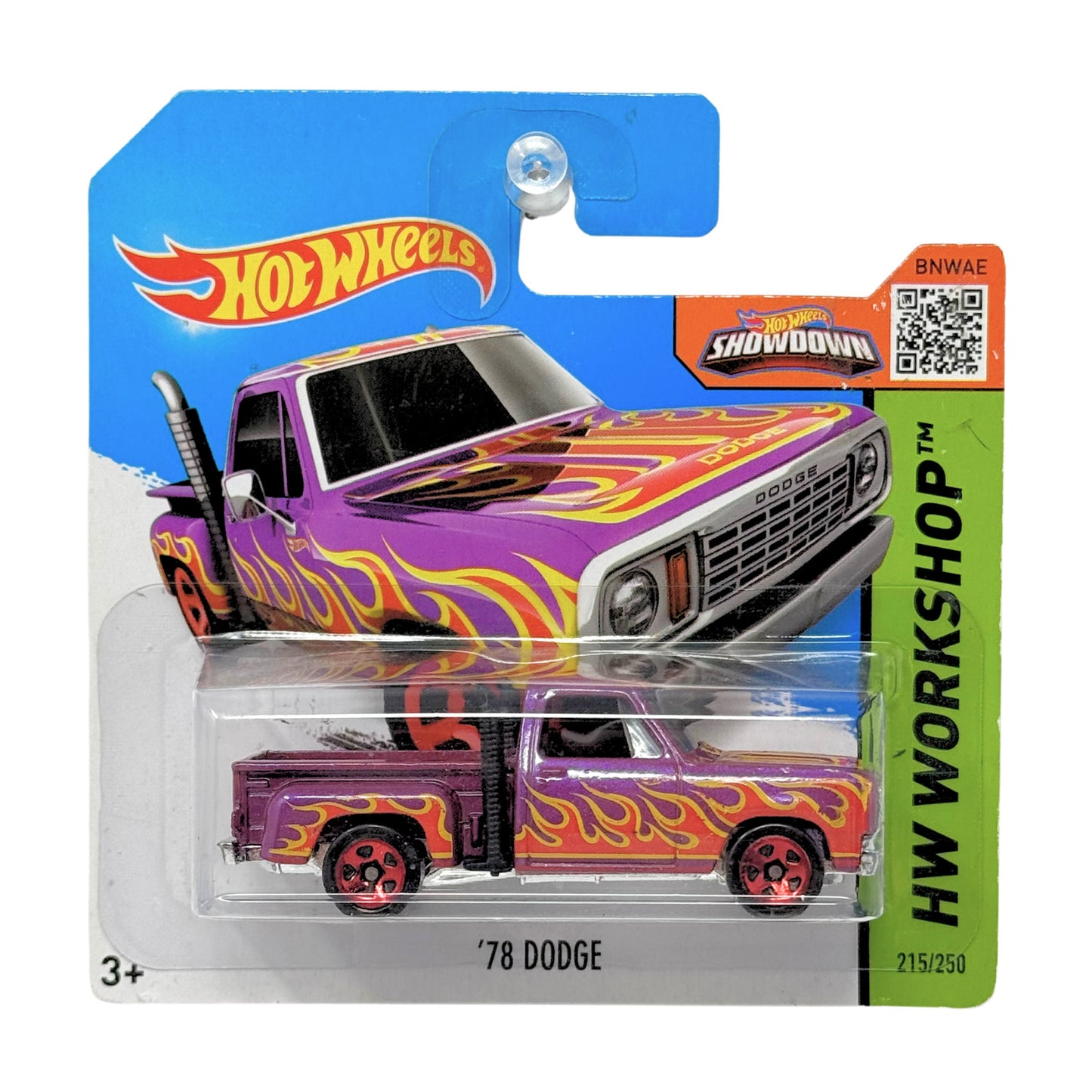 Hot Wheels Workshop 1978 Dodge 1:64 Diecast Short Card