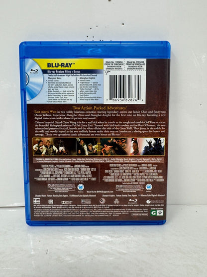 Shanghai Noon / Shanghai Knights (Blu-ray) Jackie Chan Action Comedy