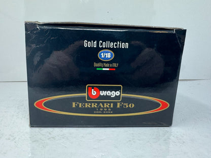 Bburago 1995 Ferrari F50 1:18 Diecast Gold Collection