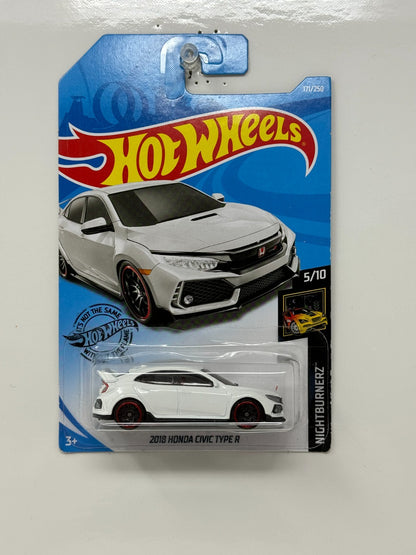 Hot Wheels Nightburnerz 2018 Honda Civic Type R JDM 1:64 Diecast