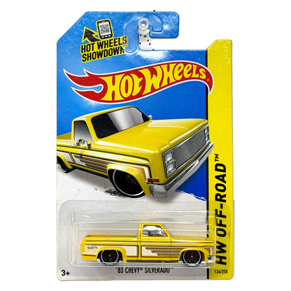 Hot Wheels Off-Road 1983 Chevy Silverado 1:64 Diecast Yellow