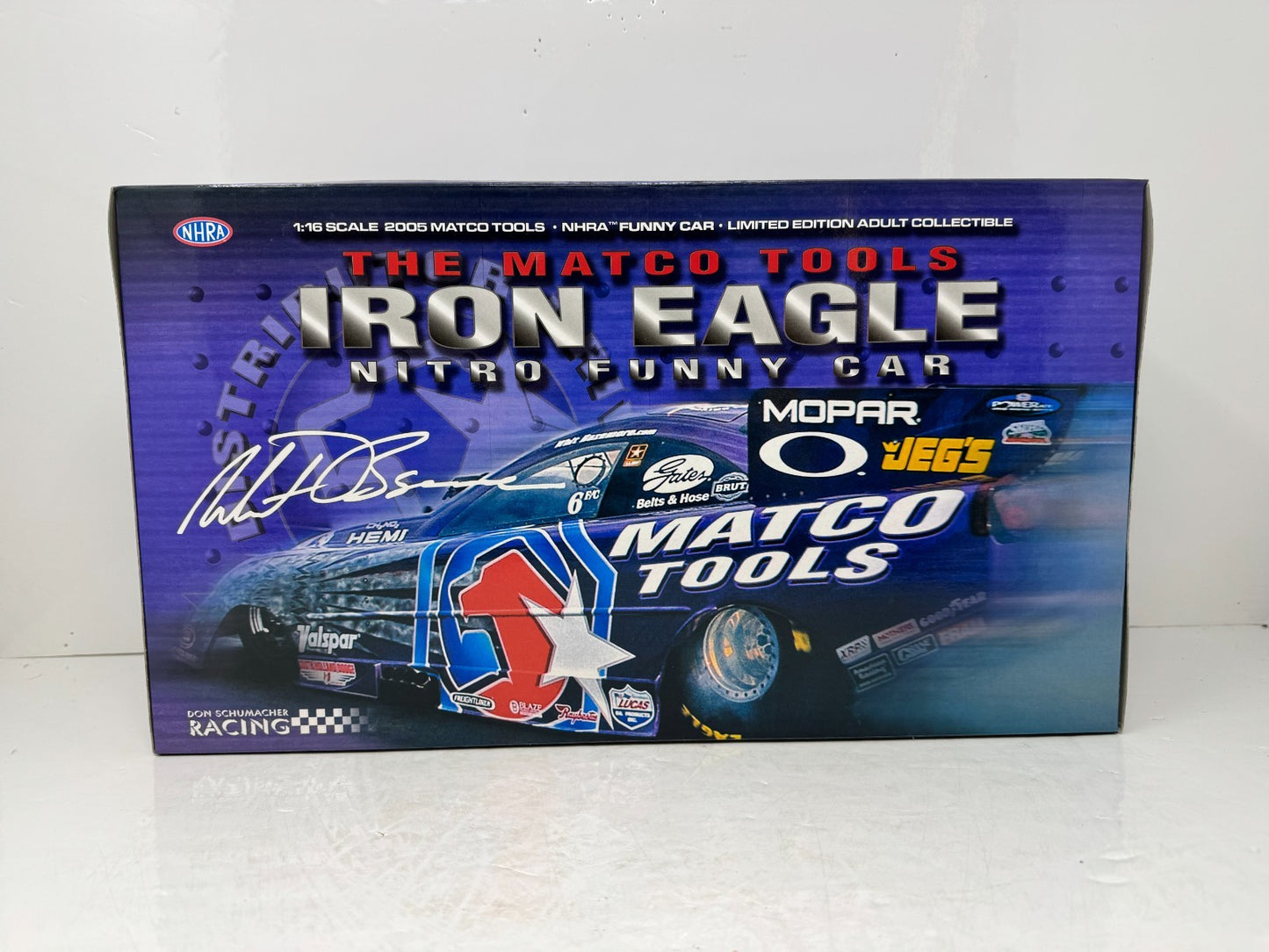 Milestone Whit Bazemore NHRA Matco Tools Iron Eagle Dodge Funny Car 1:16 Scale