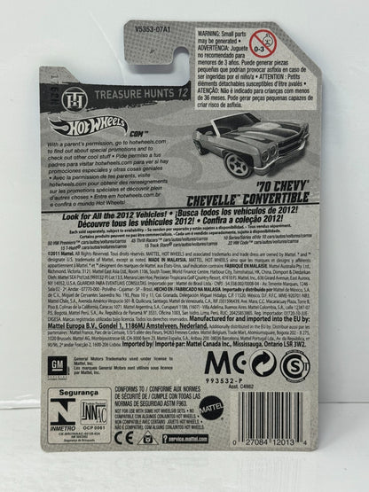 Hot Wheels Treasure Hunt 1970 Chevy Chevelle SS Convertible 1:64 Diecast