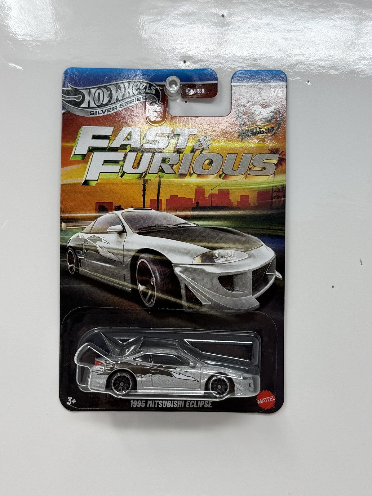 Hot Wheels Silver Series Fast & Furious 1995 Mitsubishi Eclipse 1:64 Diecast