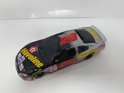 Action NASCAR Ricky Rudd #28 Havoline Bud Shootout 2001 Taurus BANK 1:24 Diecast