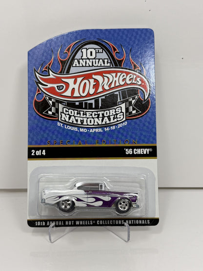 Hot Wheels 2010 10th Collectors Nationals 1956 Chevy 1:64 Diecast 1886/2400