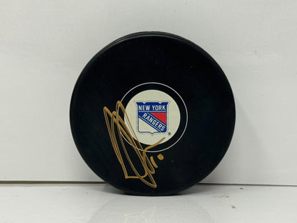 Anthony Duclair New York Rangers Signed NHL Autograph Puck Gold Auto