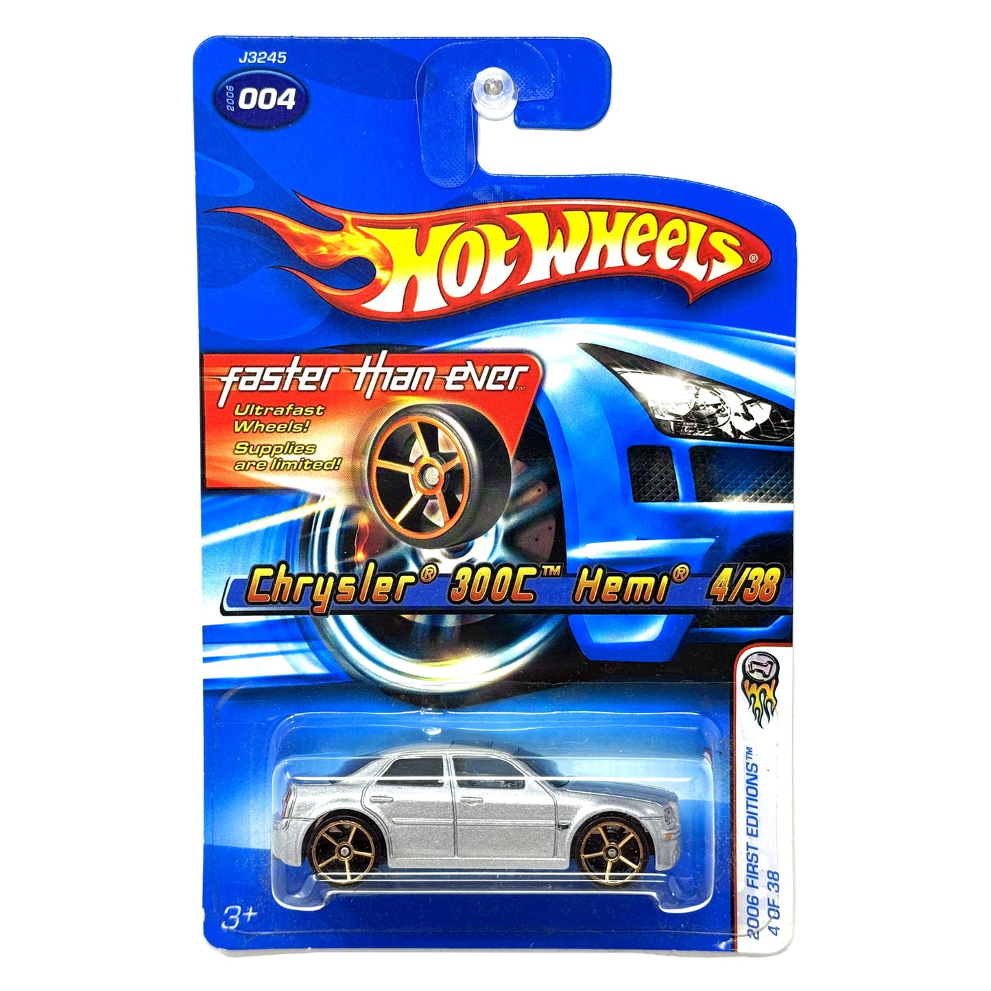 Hot Wheels First Edition Chrysler 300C Hemi 1:64 Diecast Silver FTE