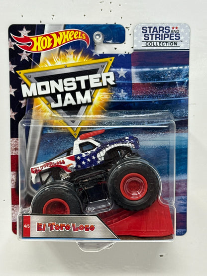 Hot Wheels Monster Jam Stars and Stripes El Toro Loco 1:64 Diecast