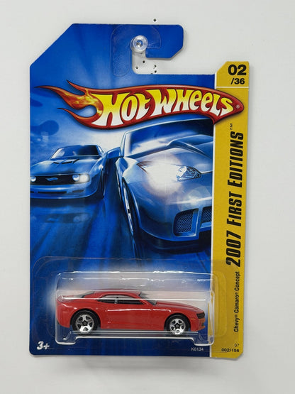 Hot Wheels 2007 First Editions Chevrolet Camaro Concept 1:64 Diecast Red