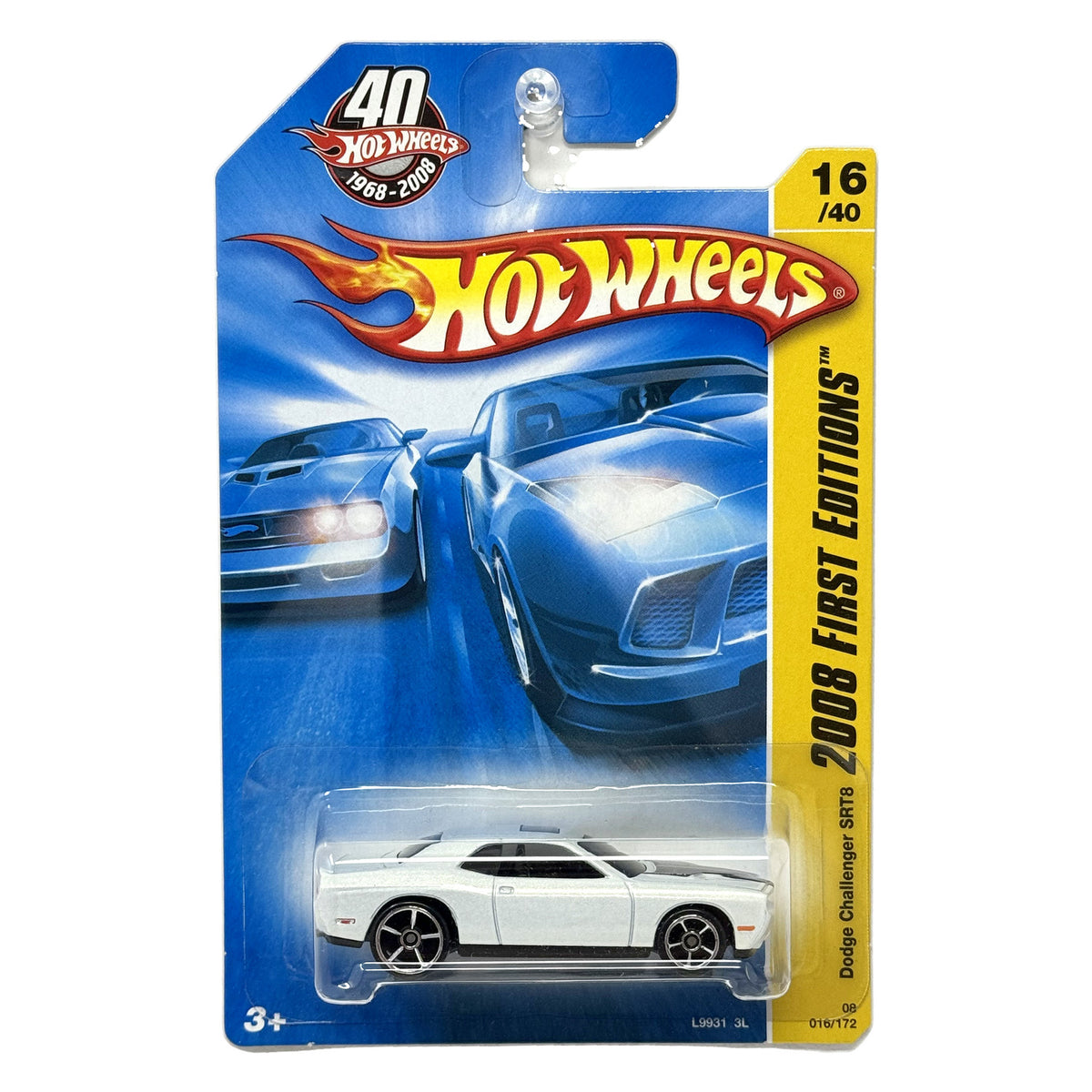 Hot Wheels First Editions Dodge Challenger SRT8 1:64 Diecast White