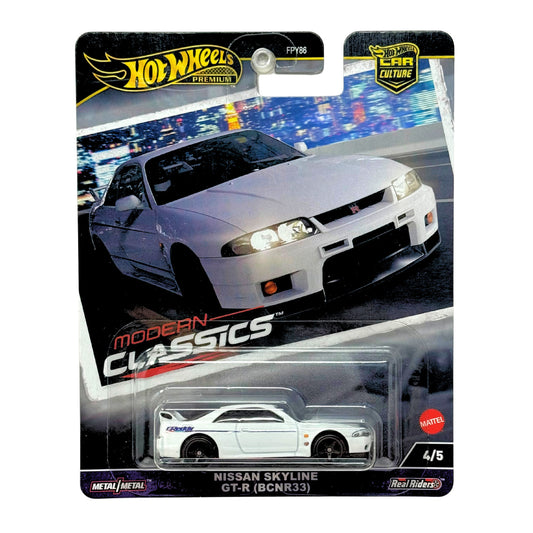 Hot Wheels Premium Modern Classics Nissan Skyline GT-R (BCNR33) 1:64 Diecast