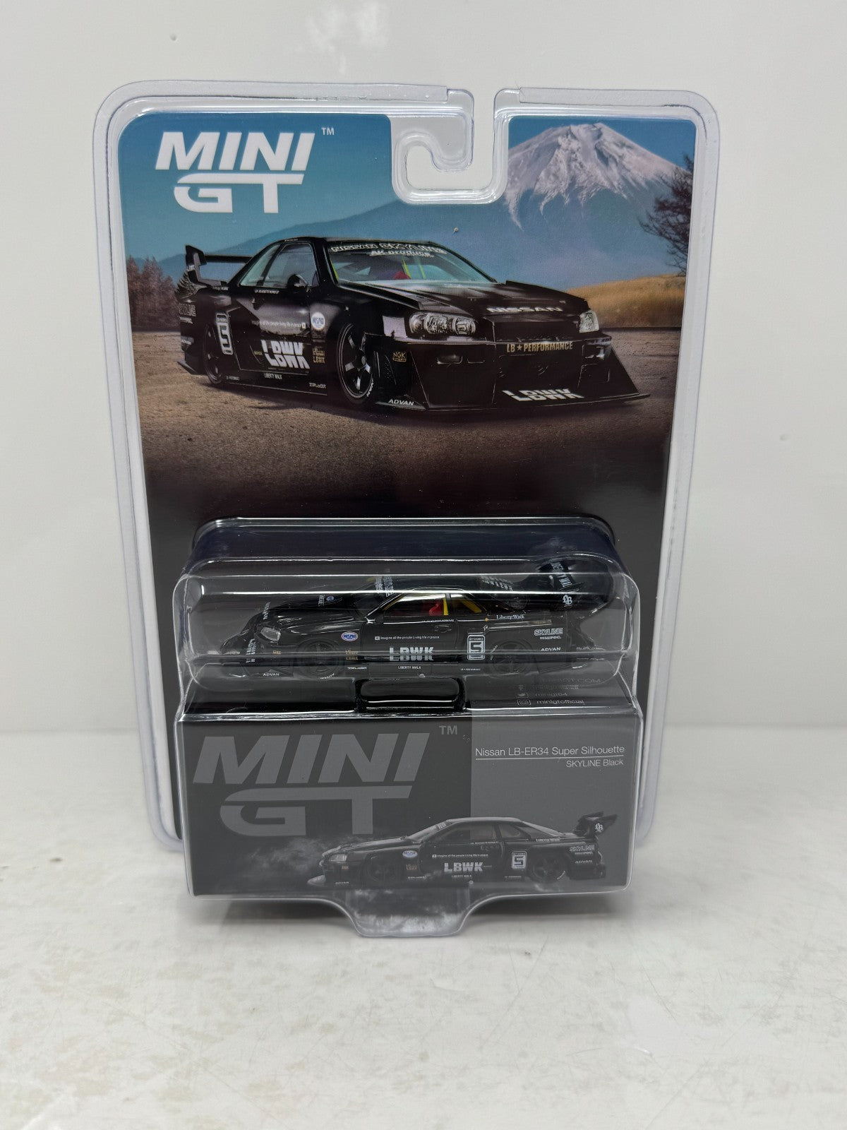Mini GT Nissan LB-ER34 Super Silhouette Skyline 1:64 Diecast