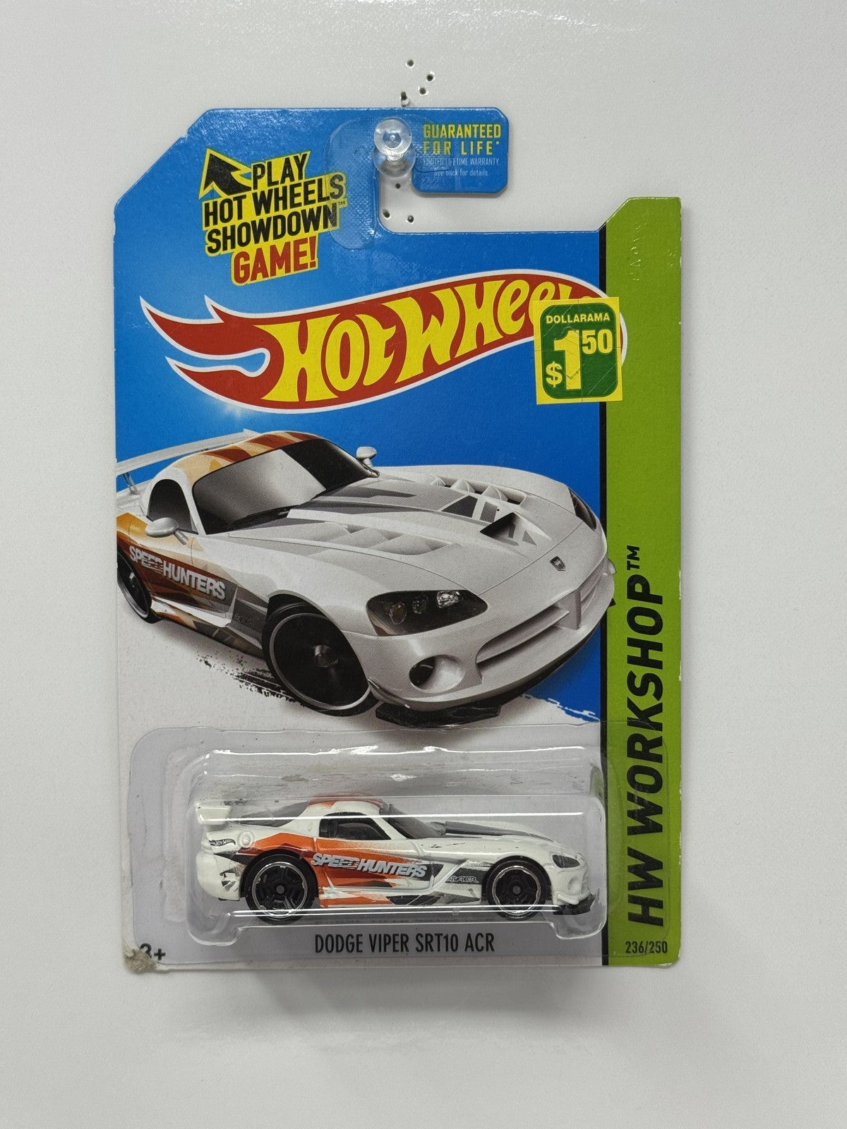 Hot Wheels HW Workshop Dodge Viper SRT10 ACR 1:64 Diecast White