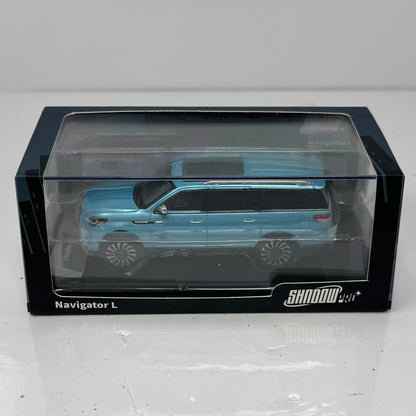 Shadow Pro Lincoln Navigator L Blue 1:64 Diecast