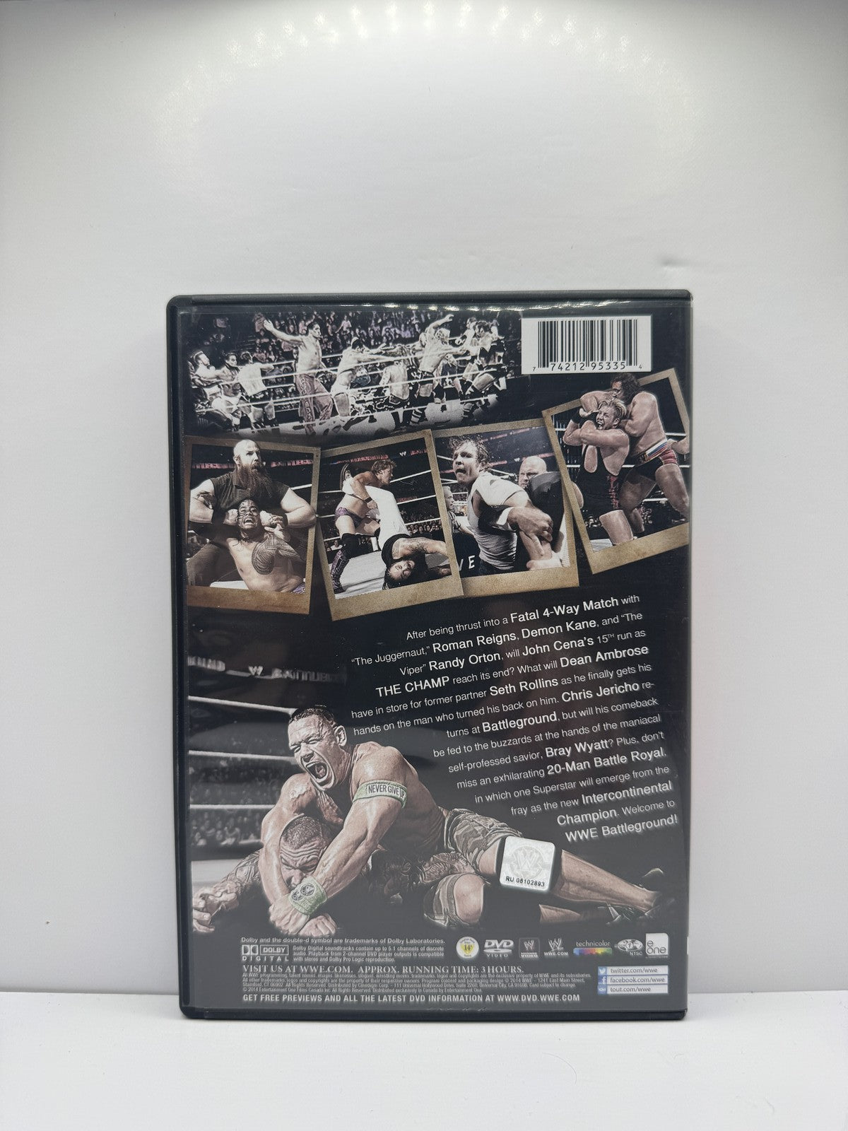 WWE Battleground 2014 (DVD) WWE Wrestling