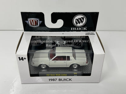 M2 Machines Buick 1987 Buick Regal Limited 1:64 Diecast White