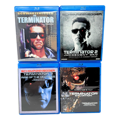 Terminator 1-4 Blu-ray Sci-Fi Action Movie Collection Schwarzenegger
