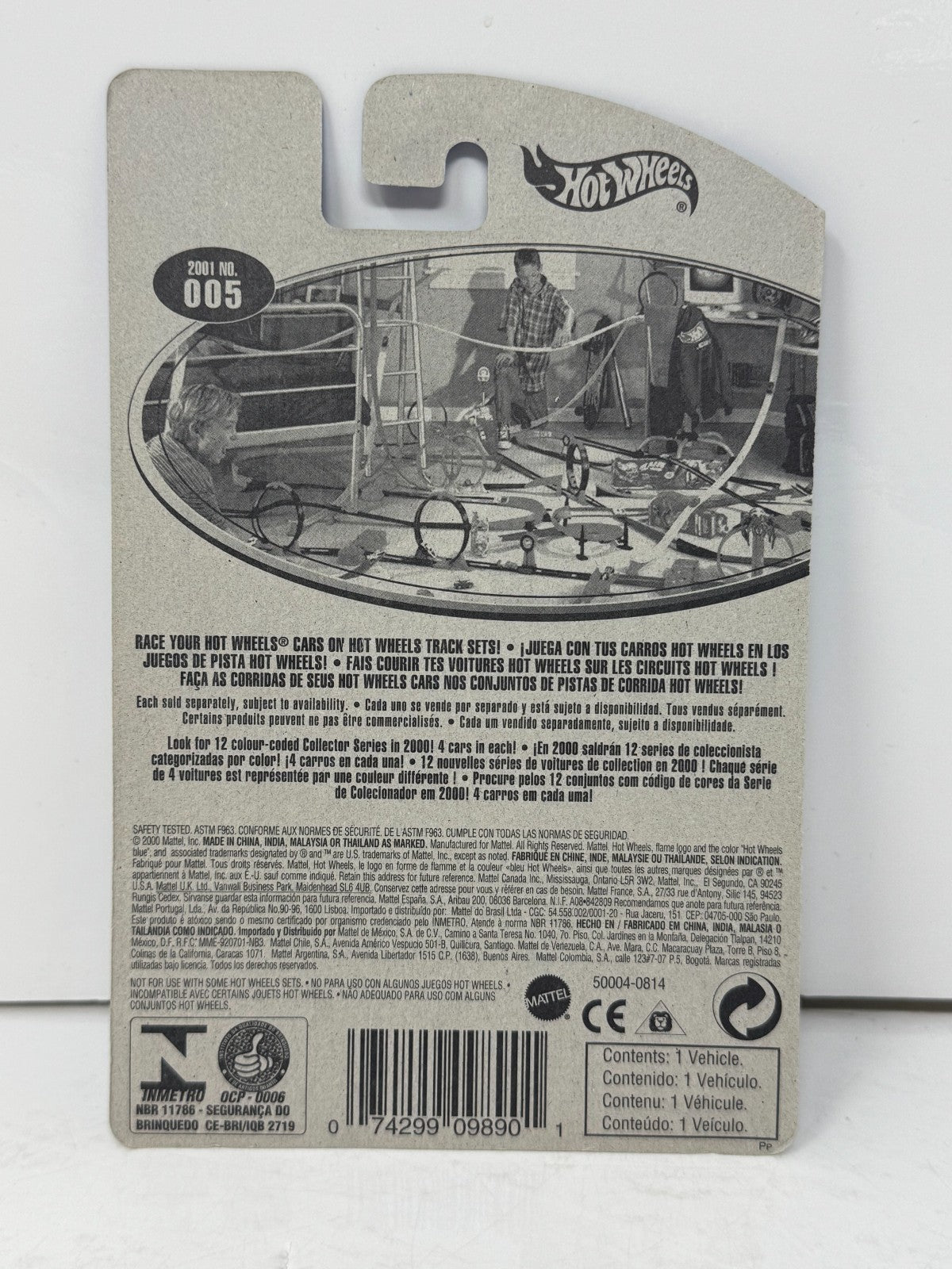 Hot Wheels T-Hunt Blast Lane 1:64 Diecast Real Riders