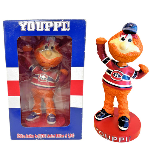 Bobbles USA NHL Montreal Canadiens Montreal Expos Youppi! Mascot Bobblehead
