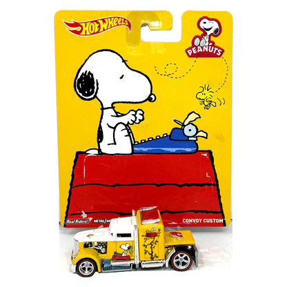 Hot Wheels Peanuts Snoopy Convoy Custom 1:64 Diecast Real Riders