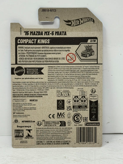 Hot Wheels Compact Kings 2015 Mazda MX-5 Miata 1:64 Diecast