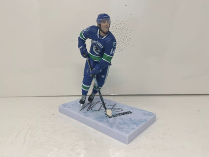 McFarlane NHL Alex Burrows Vancouver Canucks Figure Auto Signed