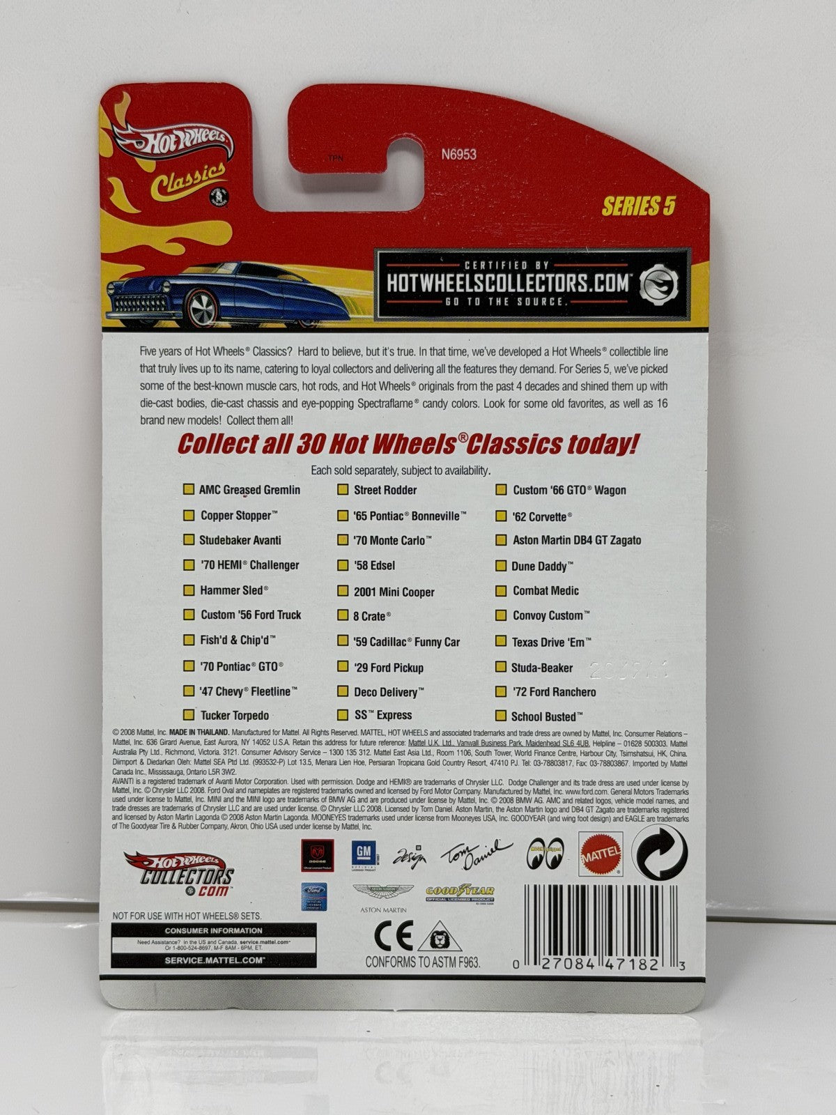 Hot Wheels Classics Series 5 Convoy Custom 1:64 Diecast Pink CHASE