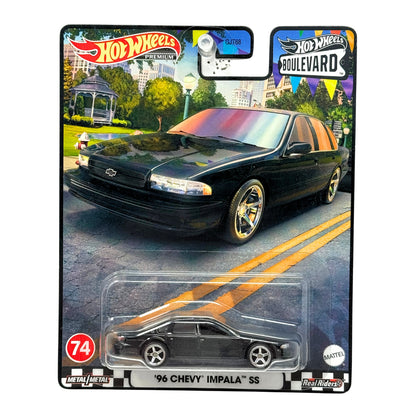Hot Wheels Premium Boulevard #74 1996 Chevy Impala SS 1:64 Diecast