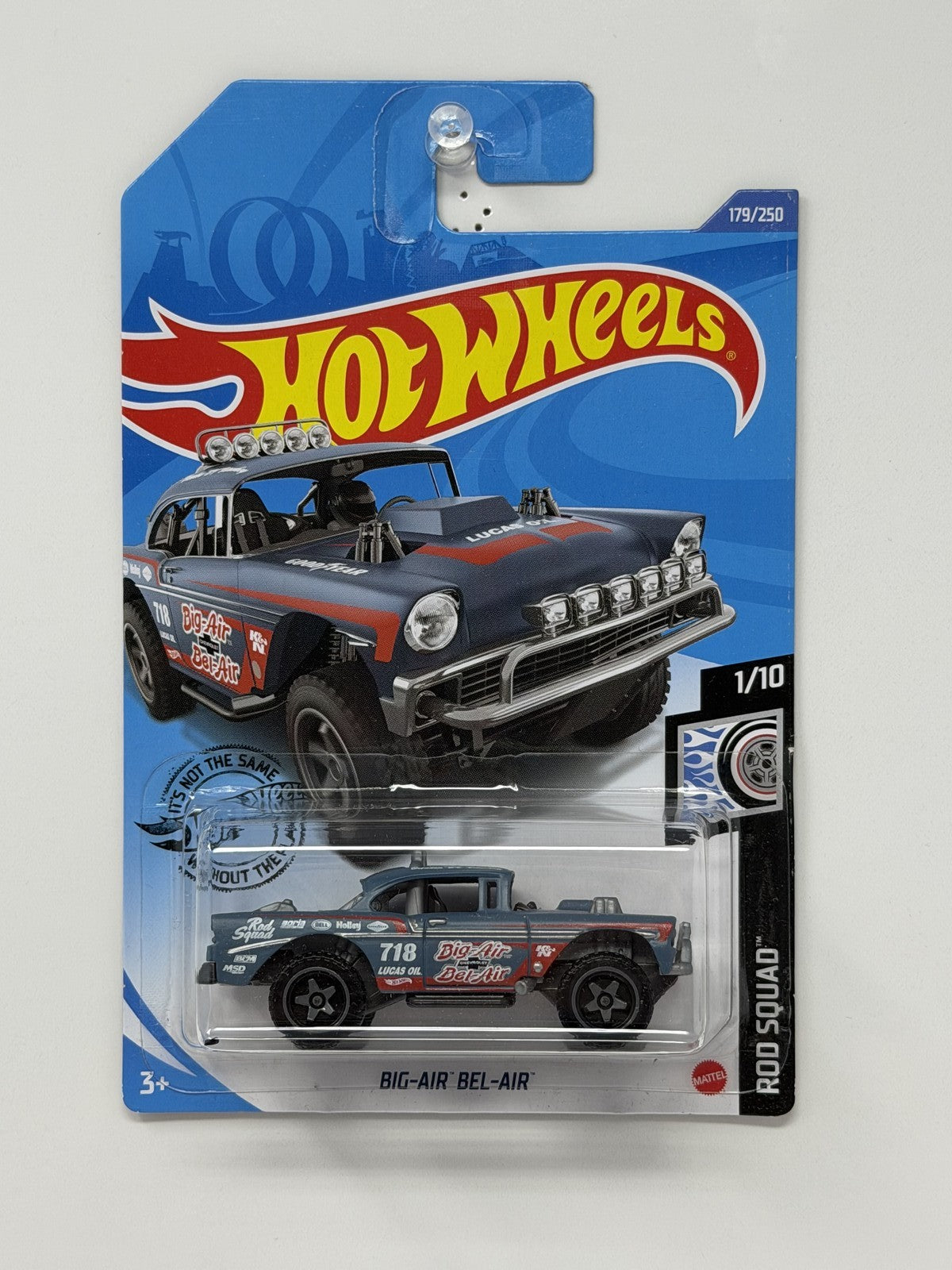 Hot Wheels Rod Squad Big-Air Bel-Air Gray 1:64 Diecast