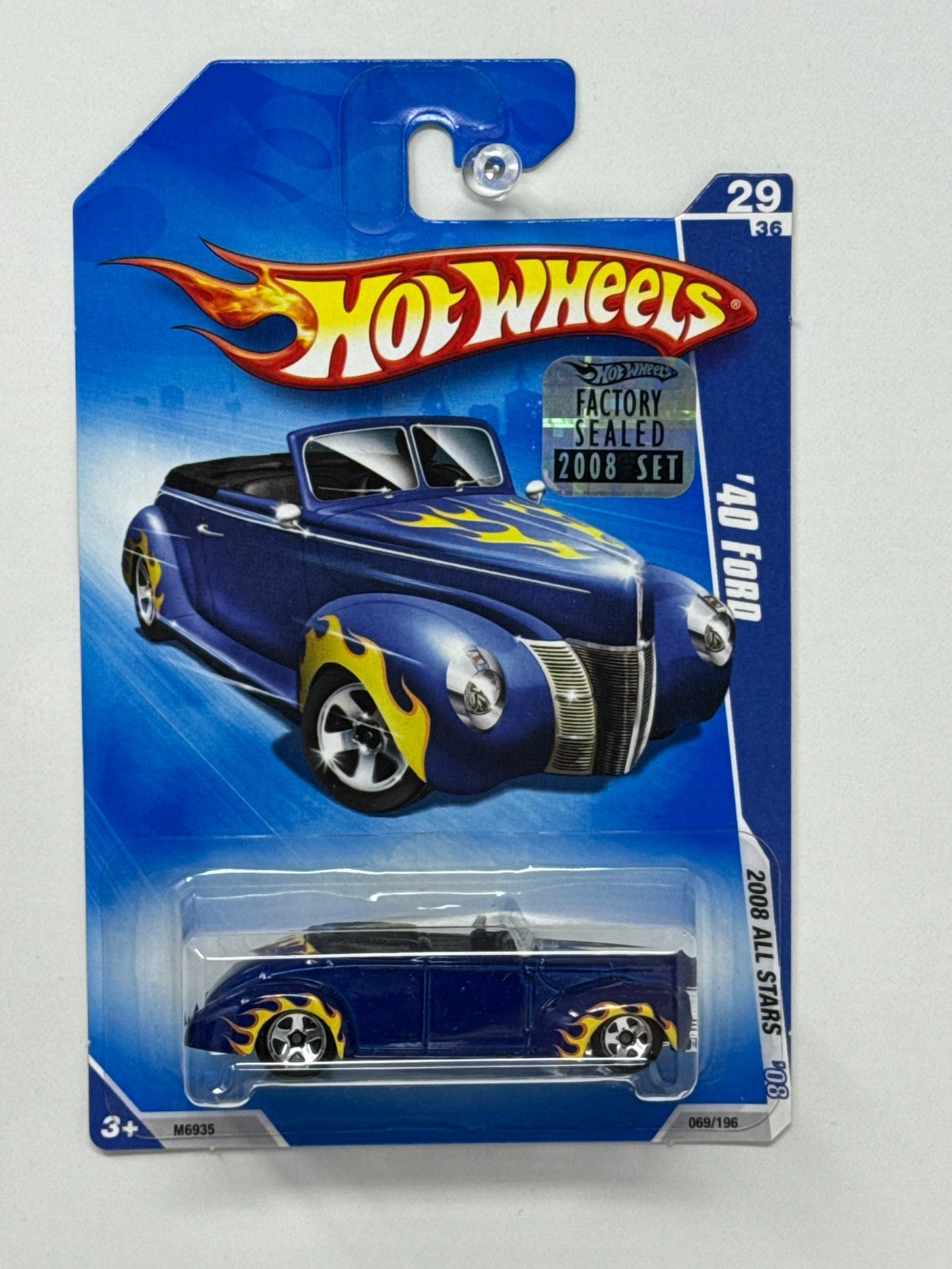 Hot Wheels All Stars 1940 Ford 1:64 Diecast Factory Sealed