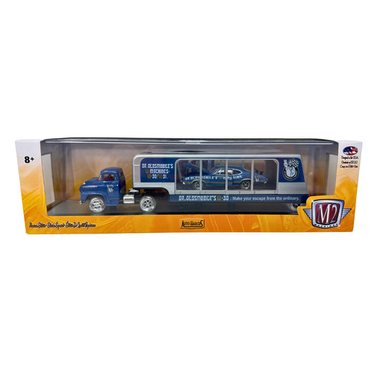 M2 Machines Auto Haulers 1970 Oldsmobile Cutlass 442 W-30 CHASE 1:64 Diecast