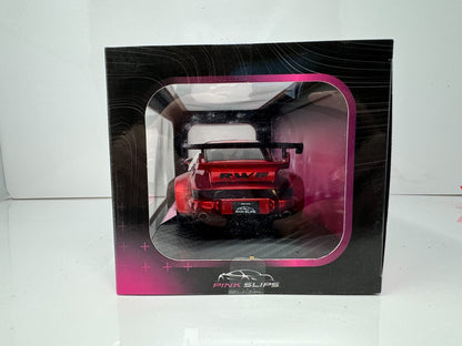 Jada Pink Slips Porsche 911 RWB Body Kit Red Chrome 1:18 Diecast