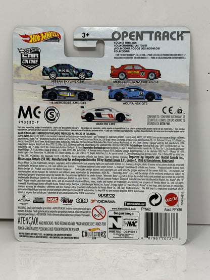 Hot Wheels Premium Open Track 2016 Mercedes-AMG GT3 1:64 Diecast