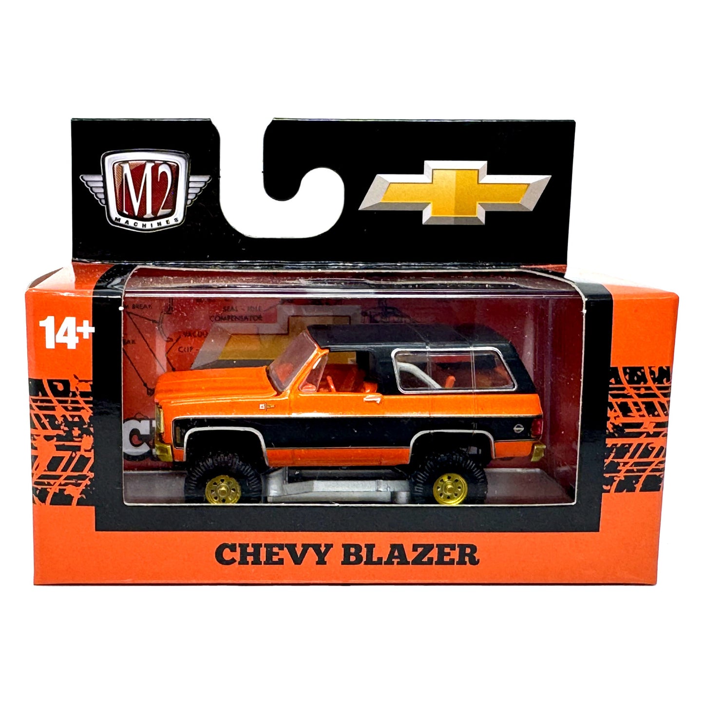 M2 Machines Chevrolet 1974 Chevy K5 Blazer Chase 1:64 Diecast