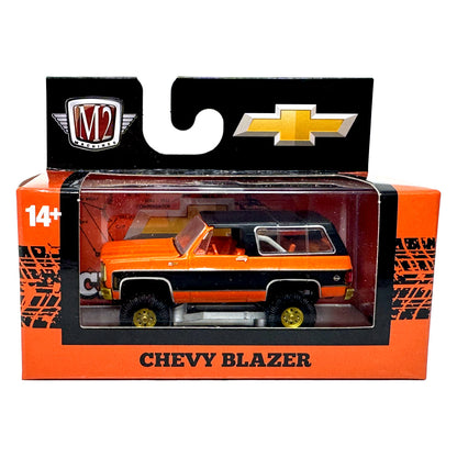 M2 Machines Chevrolet 1974 Chevy K5 Blazer Chase 1:64 Diecast