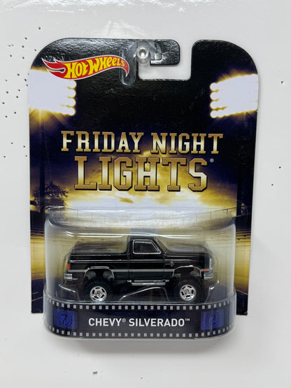 Hot Wheels Friday Night Lights Chevy Silverado Retro Entertainment 1:64 Diecast
