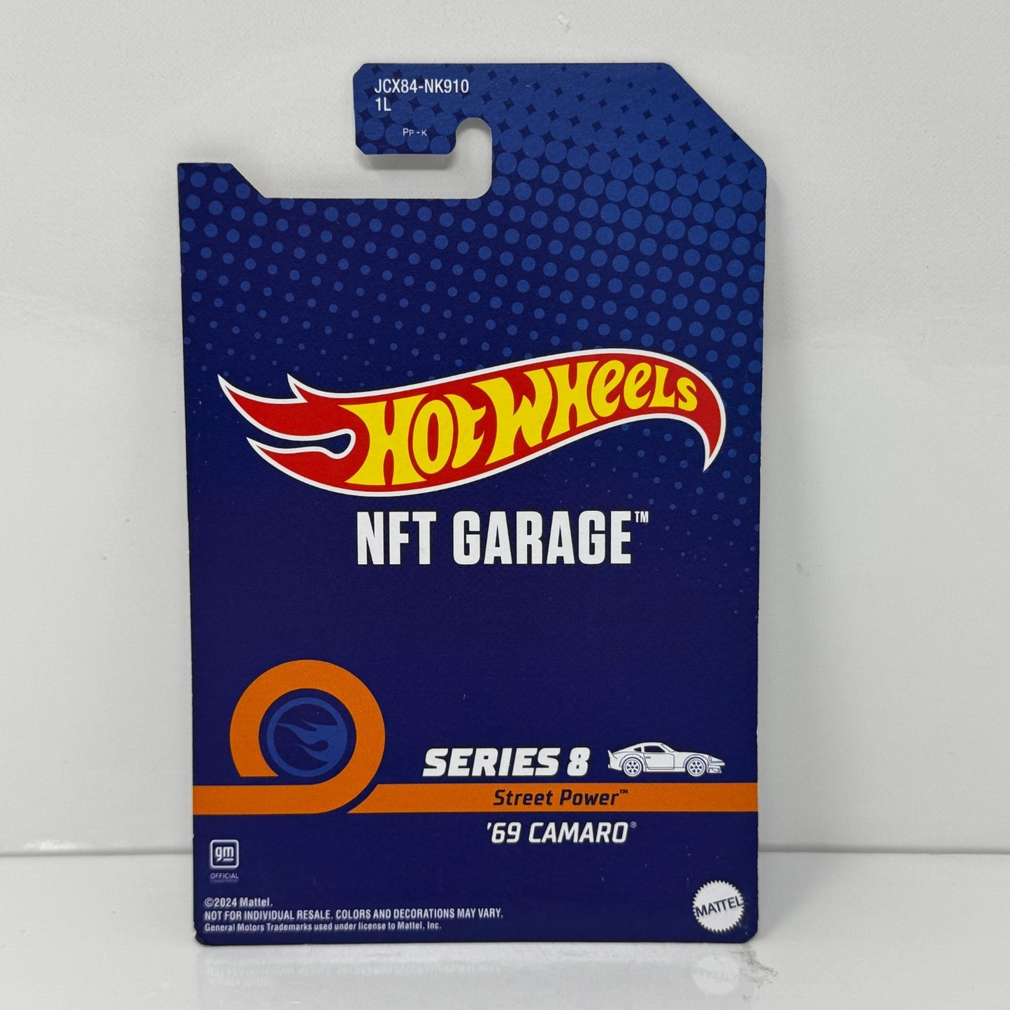 Hot Wheels NFTG Garage 1969 Chevrolet Camaro Street Power 1:64 Diecast