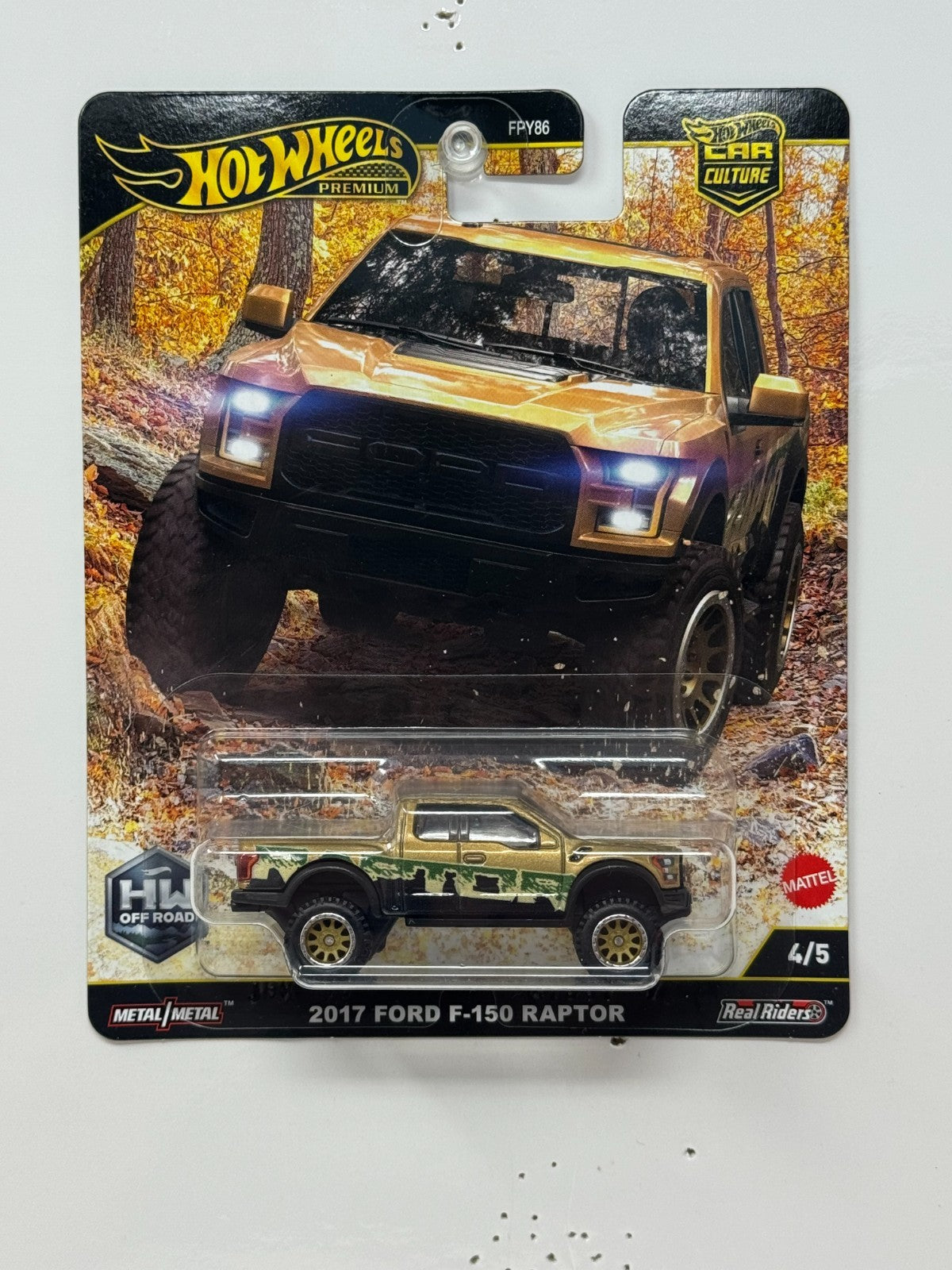 Hot Wheels Premium HW Off Road 2017 Ford F-150 Raptor 1:64 Diecast