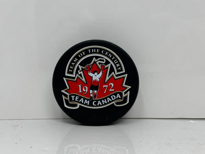 John Ferguson Coach Team Canada 1972 Summit Series Commemorative Hockey Puck