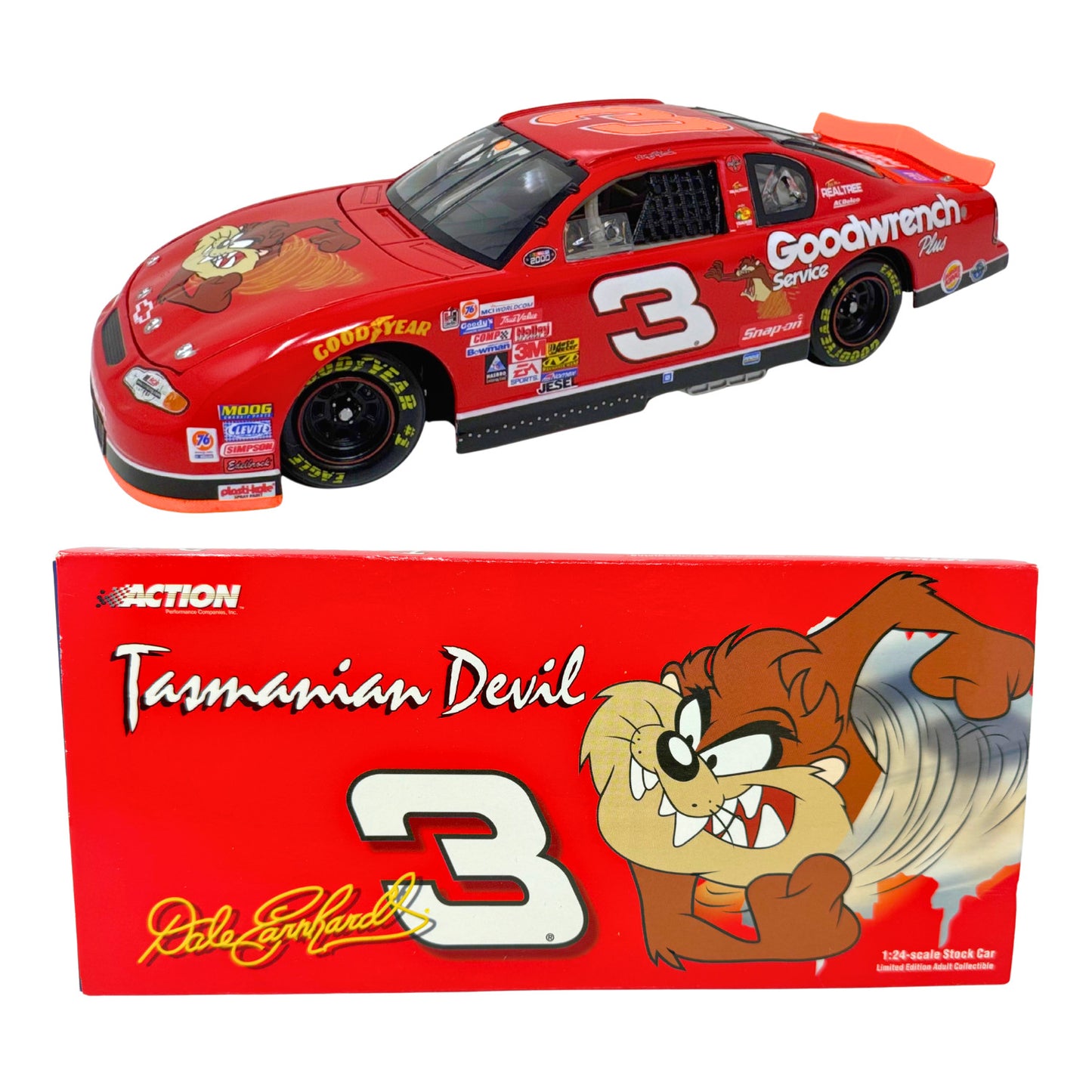 Action Nascar #3 Dale Earnhardt GM Goodwrench Taz / No Bull 2000 1:24 Diecast
