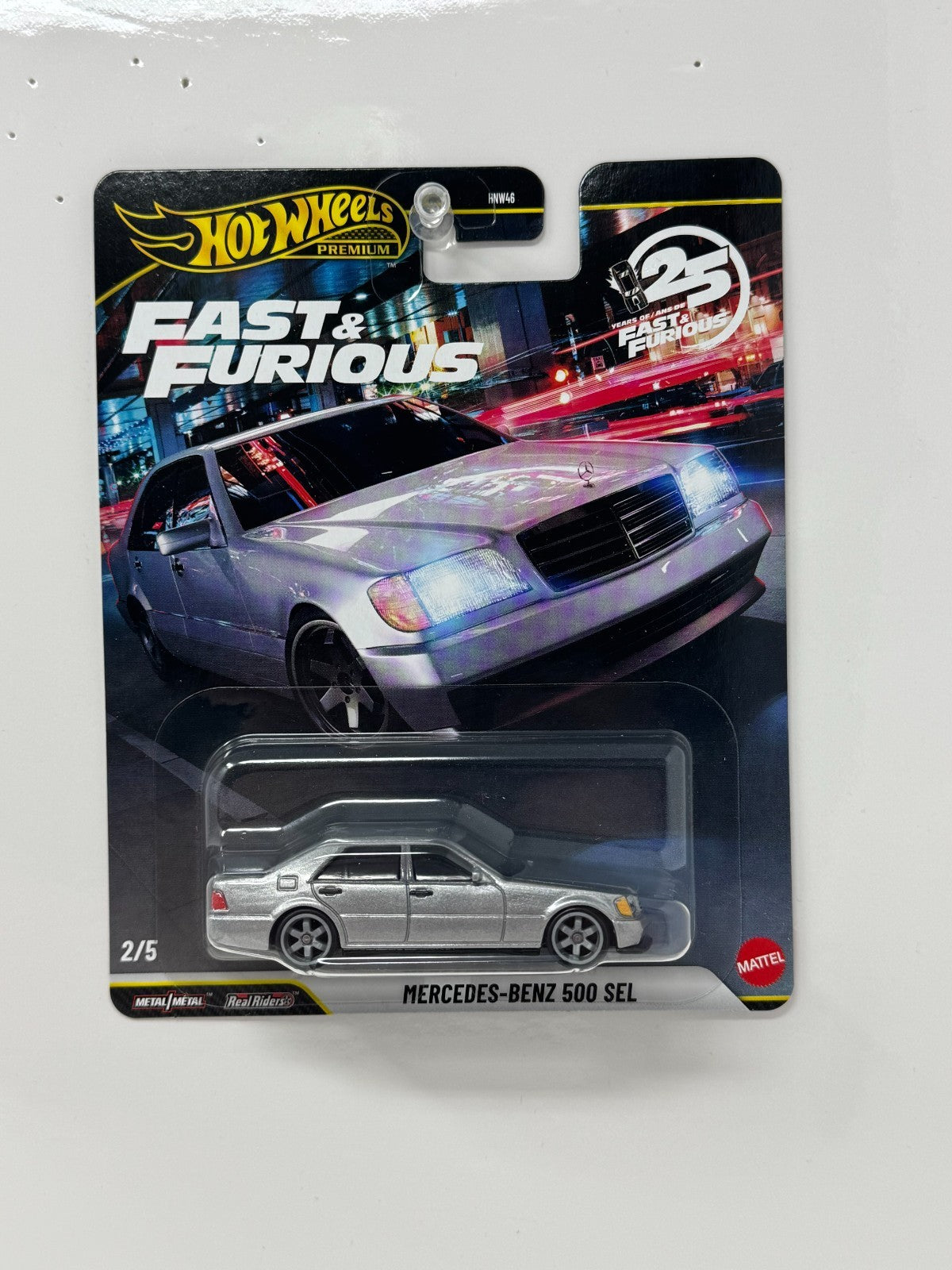 Hot Wheels Premium Fast & Furious Mercedes-Benz 500 SEL 1:64 Diecast