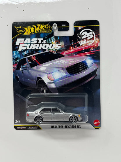 Hot Wheels Premium Fast & Furious Mercedes-Benz 500 SEL 1:64 Diecast
