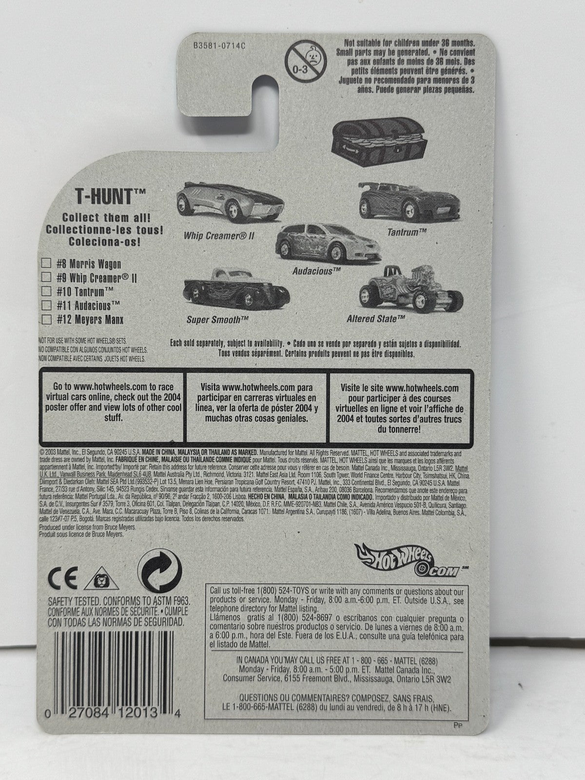 Hot Wheels T-Hunt Myers Manx 1:64 Diecast Real Riders