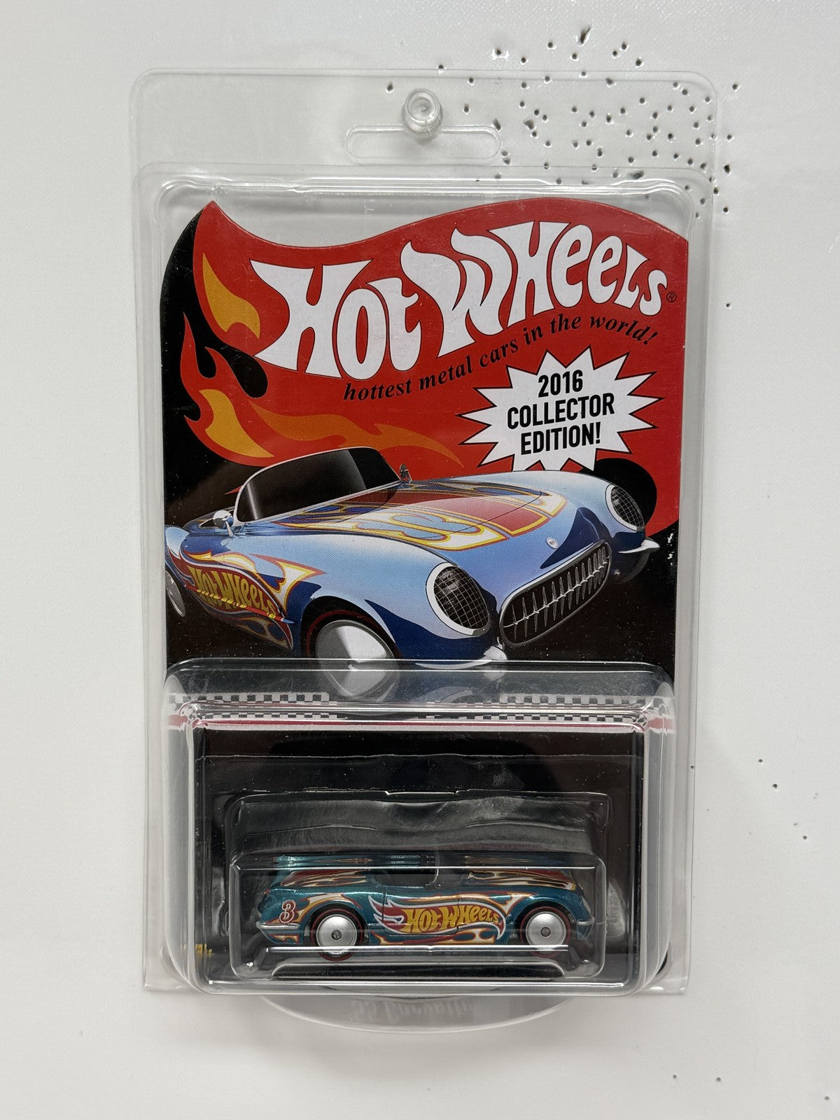 Hot Wheels 2016 Collector Edition 1955 Corvette K-Mart Mail In 1:64 Diecast